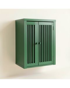 Cliff Bluff Wall-Mounted Laundry Cabinet - Green (synthetic illustration; no displayed measurements)