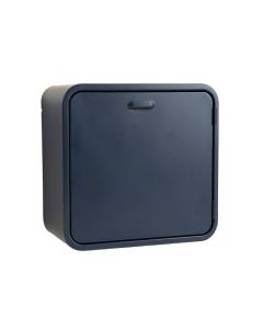Flint Branch Wall-Mounted Laundry Cabinet - Navy (synthetic illustration; no displayed measurements)
