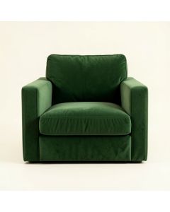Summit Bend Upholstered Armchair - Green (synthetic illustration; no displayed measurements)