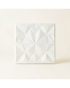 Willow Canyon Uninstalled Square Decorative Tile - White (synthetic illustration; no displayed measurements)