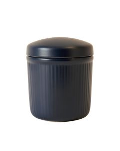 Vale Bluff Storage Canister With Lid - Navy