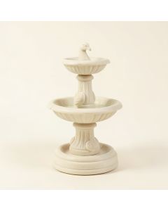 Resin Staverden Castle Peacock Fountain (synthetic illustration; no displayed measurements)