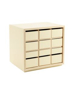 Pine Dale Small-Parts Storage Drawer Cabinet - Cream