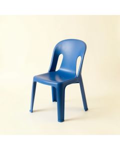 Willow Arc Small Chair - Blue (synthetic illustration; no displayed measurements)