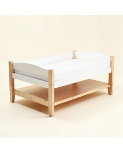 Stuart Platform Bed With Shelves (synthetic illustration; no displayed measurements)