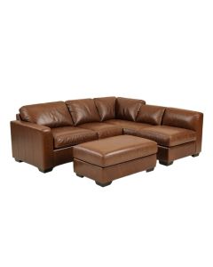 Siri 125.8 '' Wide Right Hand Facing Sectional With Ottoman (synthetic illustration; no displayed measurements)