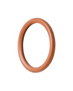 River Bridge Framed Wall Mirror - Terracotta