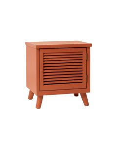 River Arc Nightstand - Terracotta (synthetic illustration; no displayed measurements)