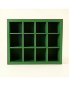 Vale Bluff Empty Mug-Storage Cabinet Insert - Green (synthetic illustration; no displayed measurements)