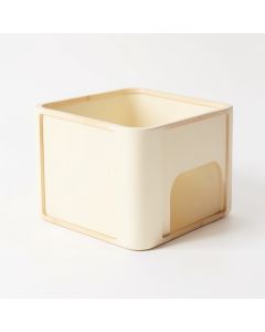 Field Crossing Empty Furniture-Style Litter Enclosure - Cream (synthetic illustration; no displayed measurements)
