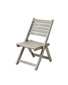 Slate Crest Folding Outdoor Chair - Gray