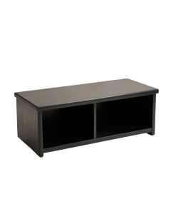 Lake Brook Shoe Storage Bench - Black