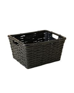 Spruce Bluff Empty Storage Basket - Black