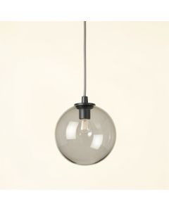 Bay Bridge Pendant Light Suspended From One Plain Cable - Gray (synthetic illustration; no displayed measurements)