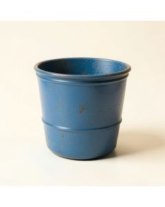 Weather Worn Bicycle Basket Metal Wall Planter (synthetic illustration; no displayed measurements)