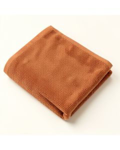 Cliff Dell Bath Towel - Terracotta (synthetic illustration; no displayed measurements)