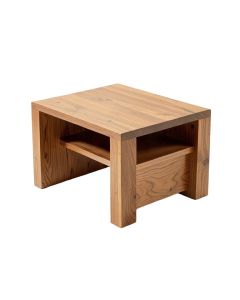 Krikor Solid Wood Block Coffee Table With Storage (synthetic illustration; no displayed measurements)
