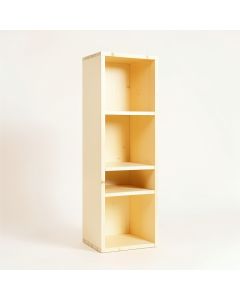 Cliff Crossing Narrow Cubby Tower - Cream (synthetic illustration; no displayed measurements)