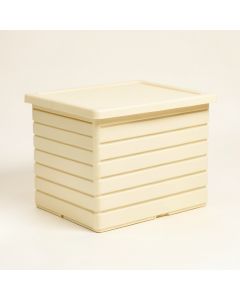 Harbor Dale Closed Outdoor Storage Box - Ivory (synthetic illustration; no displayed measurements)