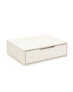 Clay Fold Desktop Monitor Riser - White (synthetic illustration; no displayed measurements)