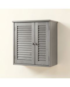 Ash Bridge Wall-Mounted Laundry Cabinet - Gray (synthetic illustration; no displayed measurements)