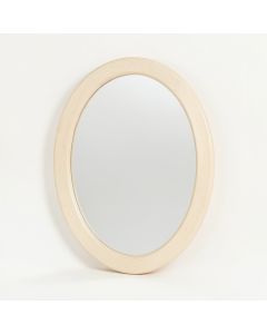 Briar Crest Framed Wall Mirror - Ivory (synthetic illustration; no displayed measurements)