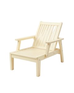 Glen Bluff Outdoor Lounge Chair - Cream (synthetic illustration; no displayed measurements)