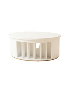 Flint Brook Shoe Storage Bench - White