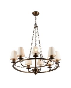 Littleville 9-Light Shaded Chandelier Tiered Chandelier