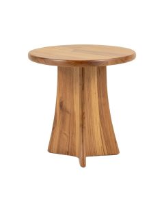 Gerlind Solid Wood Drum End Table (synthetic illustration; no displayed measurements)