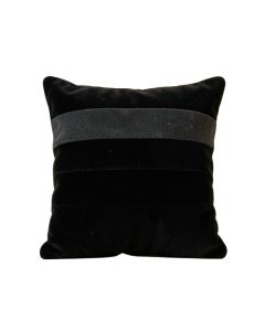 Aspen Branch Filled Accent Pillow - Black