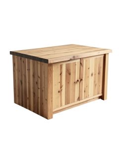 Autry Poplar Kitchen Island With Butcher Block