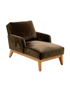 Rosemead Velvet Chaise Lounge