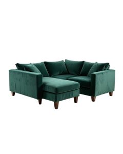 112 '' Wide Velvet Sofa & Chaise