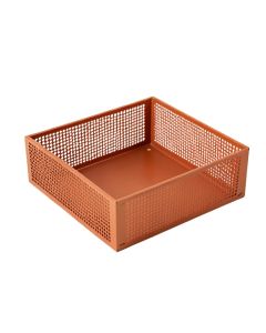 Brook Canyon Empty Under-Desk Cable Tray - Terracotta (synthetic illustration; no displayed measurements)