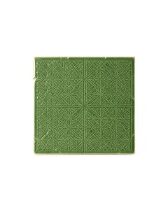 Flint Brook Uninstalled Square Decorative Tile - Green