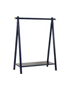 Wren Bend Empty Garment Rack - Navy (synthetic illustration; no displayed measurements)