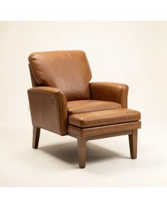 Abarca 33 '' Wide Club Chair And Ottoman (synthetic illustration; no displayed measurements)