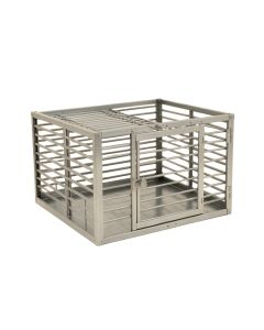 Stone Canyon Empty Furniture-Style Pet Crate - Gray