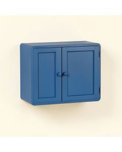 Oak Bridge Wall-Mounted Entry Cabinet - Blue (synthetic illustration; no displayed measurements)