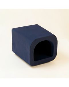 Cedar Falls Wall-Mounted Cat Perch - Navy (synthetic illustration; no displayed measurements)