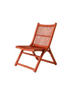 Hazel Bridge Folding Outdoor Chair - Terracotta