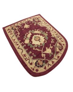Jahan Hand Knotted Wool Plum Rug (synthetic illustration; no displayed measurements)
