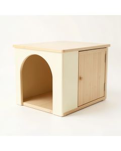 Briar Falls Empty Furniture-Style Litter Enclosure - Cream (synthetic illustration; no displayed measurements)