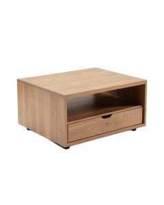 Gowans Floor Shelf Coffee Table With Storage (synthetic illustration; no displayed measurements)