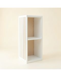 Brook Dell Narrow Cubby Tower - White (synthetic illustration; no displayed measurements)