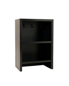 Ash Bluff Empty Mug-Storage Cabinet Insert - Black (synthetic illustration; no displayed measurements)