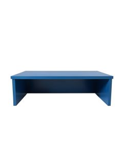 Willow Bridge Desktop Monitor Riser - Blue (synthetic illustration; no displayed measurements)