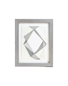 Geometric I - Picture Frame Painting Print On Wood
