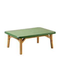 Stone Arc Coffee Table - Green (synthetic illustration; no displayed measurements)